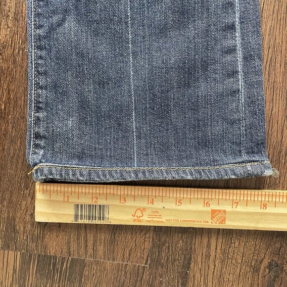 7 For All Mankind Womens Bootcut Jeans 29 Blue Mid Rise Med Wash Stretch Denim - Picture 10 of 11